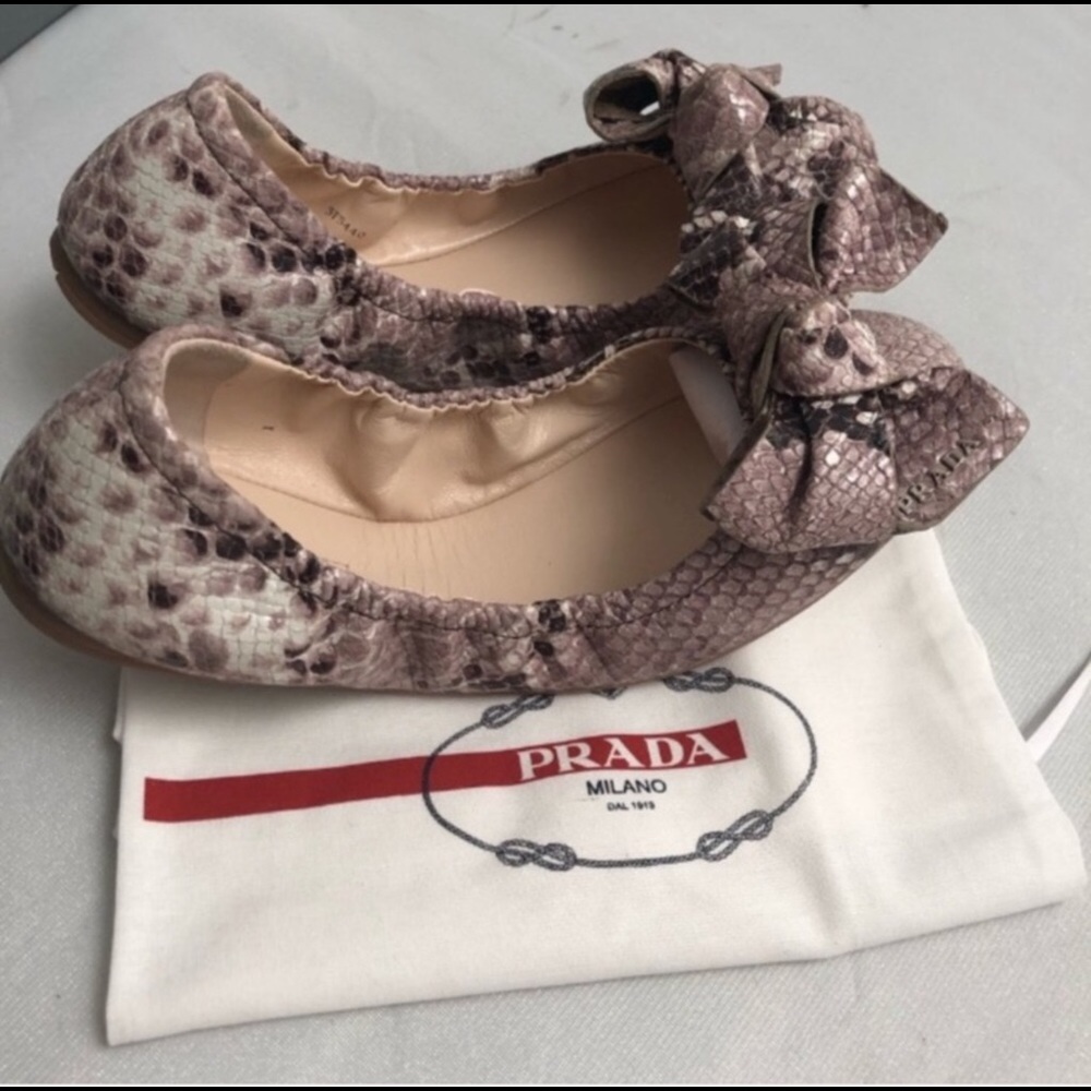 Prada St. Pistone Roccia 3F5440 snake print - Picture 6 of 6